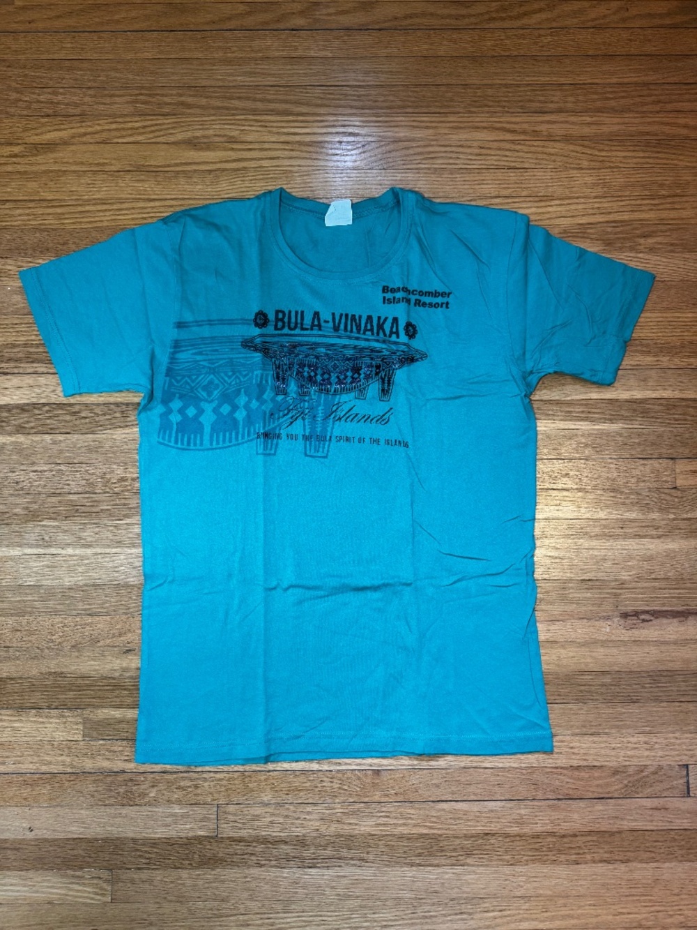 Bula-Vinaka Beachcomber Island Resort Fiji T-Shirt Medium